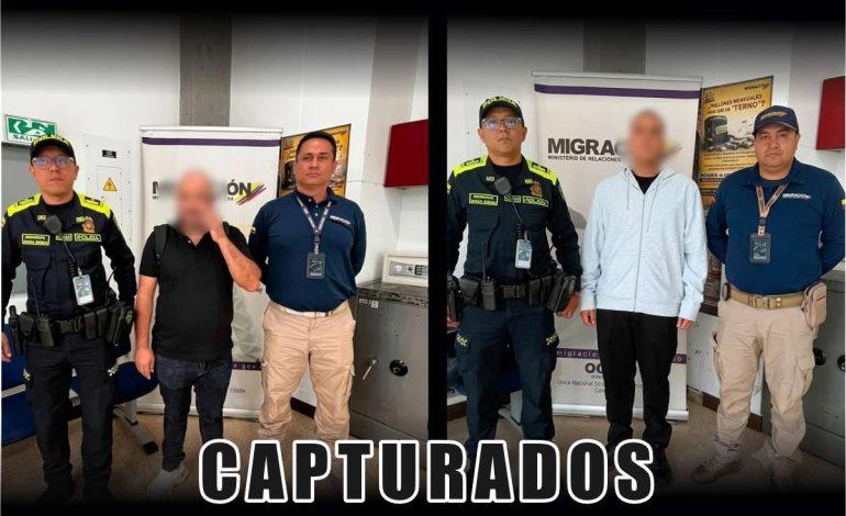 apturados en aeropuerto José María Córdova durante control migratorio