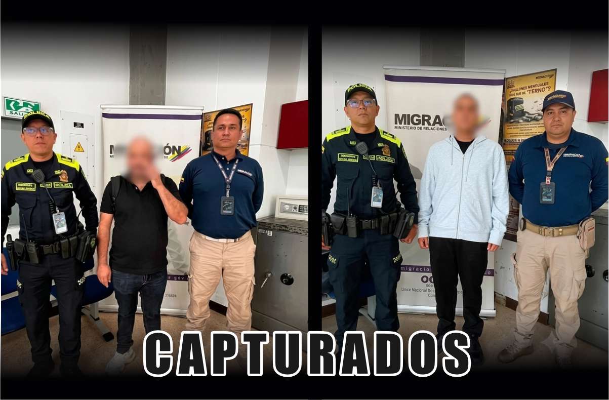 apturados en aeropuerto José María Córdova durante control migratorio