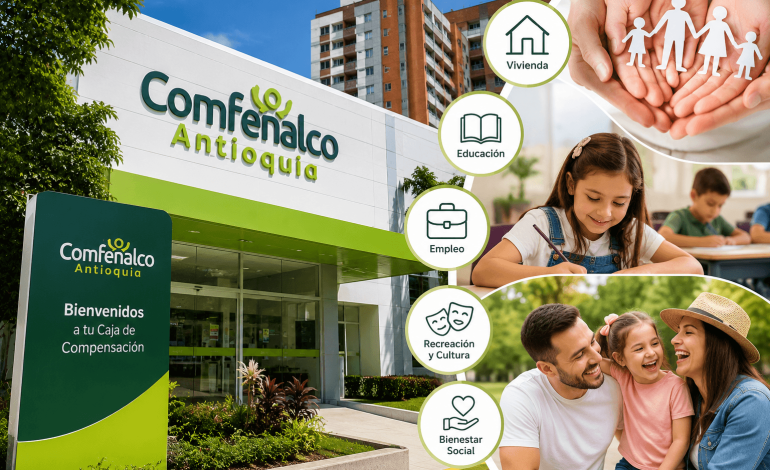 Comfenalco Antioquia y sus servicios para afiliados en Medellín.