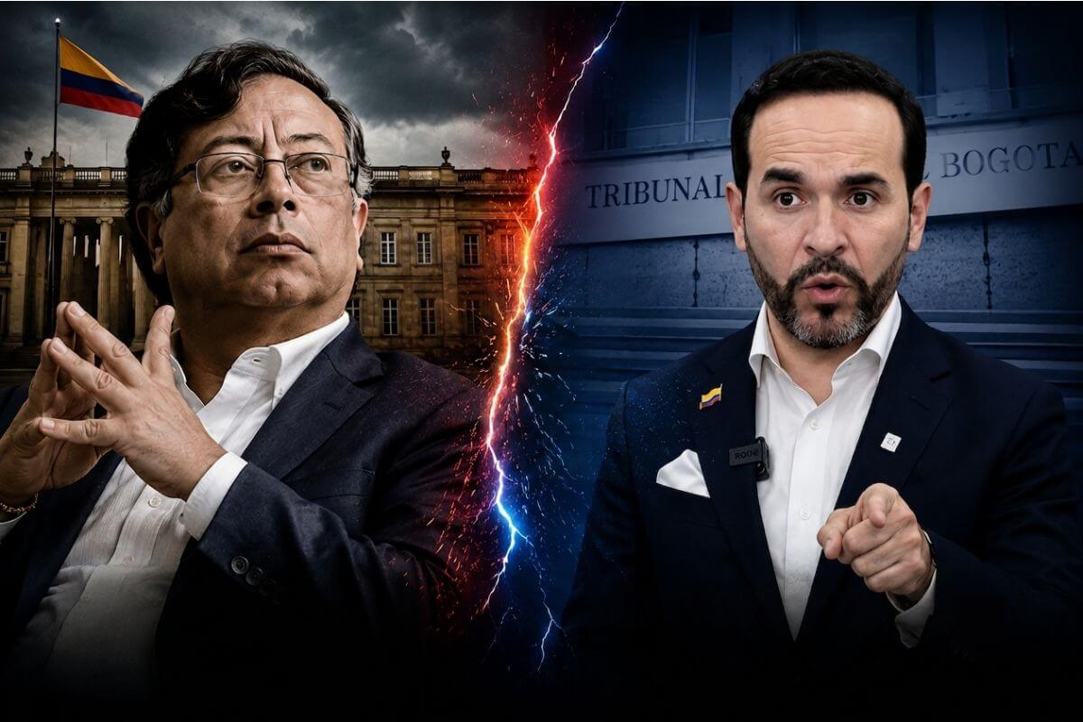 Gustavo Petro y Abelardo de la Espriella en confrontación política tras suspensión del empalme presidencial en Colombia