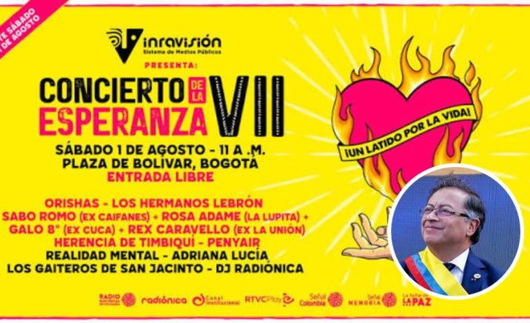 Concierto de la Esperanza de Gustavo Petro genera polémica por costo millonario