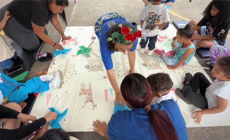 Buen Comienzo en Medellín Familias participan en actividades recreativas