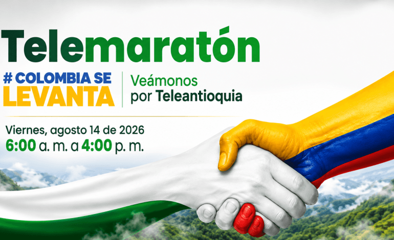 Telemaratón Colombia se levanta en Medellín para ayudar a damnificados