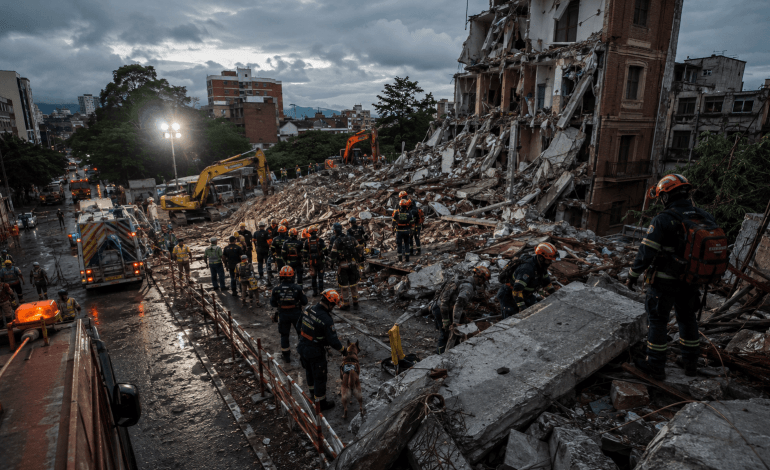 Bomberos de Medellín regresan de misión tras el terremoto