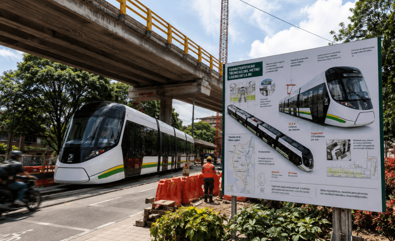 Nuevos trenes Metro de Medellín fortalecen el transporte público de la ciudad