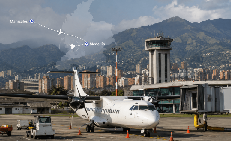 Medellín Manizales con nuevos vuelos desde el Aeropuerto Olaya Herrera