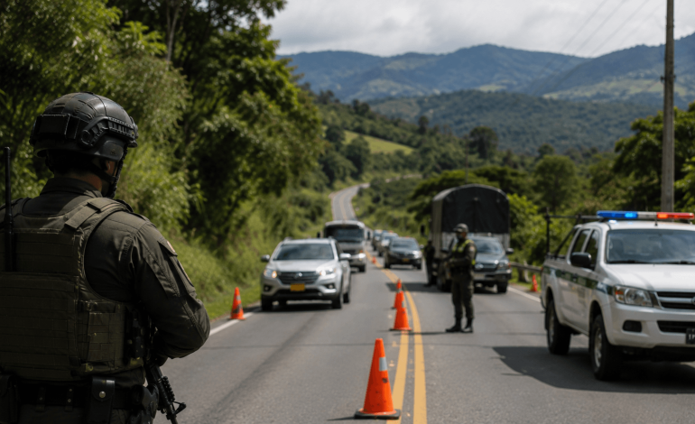 explosivos interceptado durante operativo de seguridad en Colombia