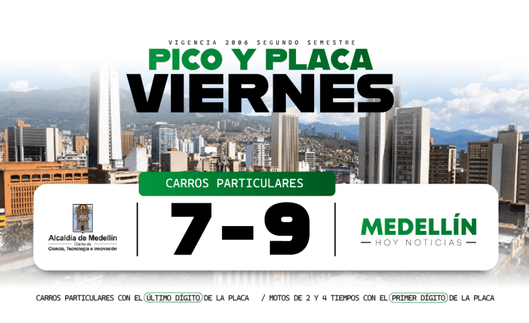 pico y placa Medellín