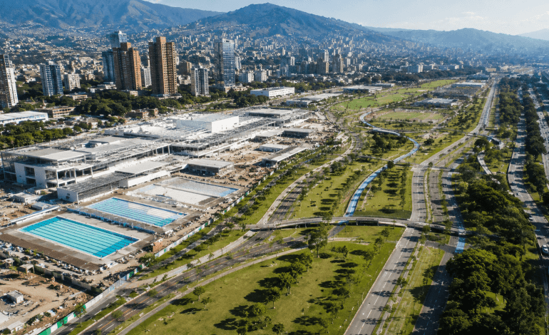 complejo acuático de Medellín proyectado en el Gran Parque Medellín