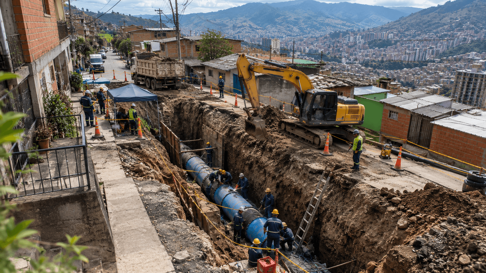 Barrios del nororiente esperan regreso del agua