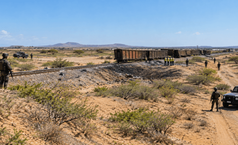 Explosivos descarrilan tren de Cerrejón en La Guajira