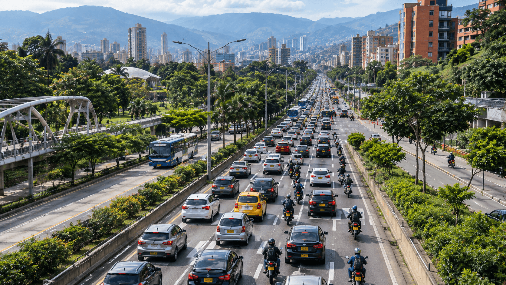 Autopista Norte de Medellín: accidente afecta la movilidad