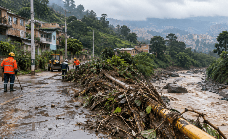 Lluvias en Medellín: San Cristóbal se suma a las zonas afectadas