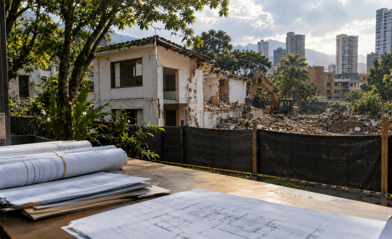 Casa ligada a Pablo Escobar: así fue el proceso para demolerla
