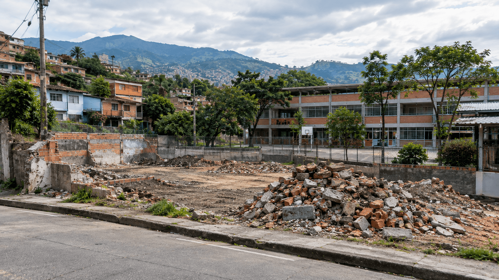 Medellín demolió pesebreras ligadas a relatos de la mafia