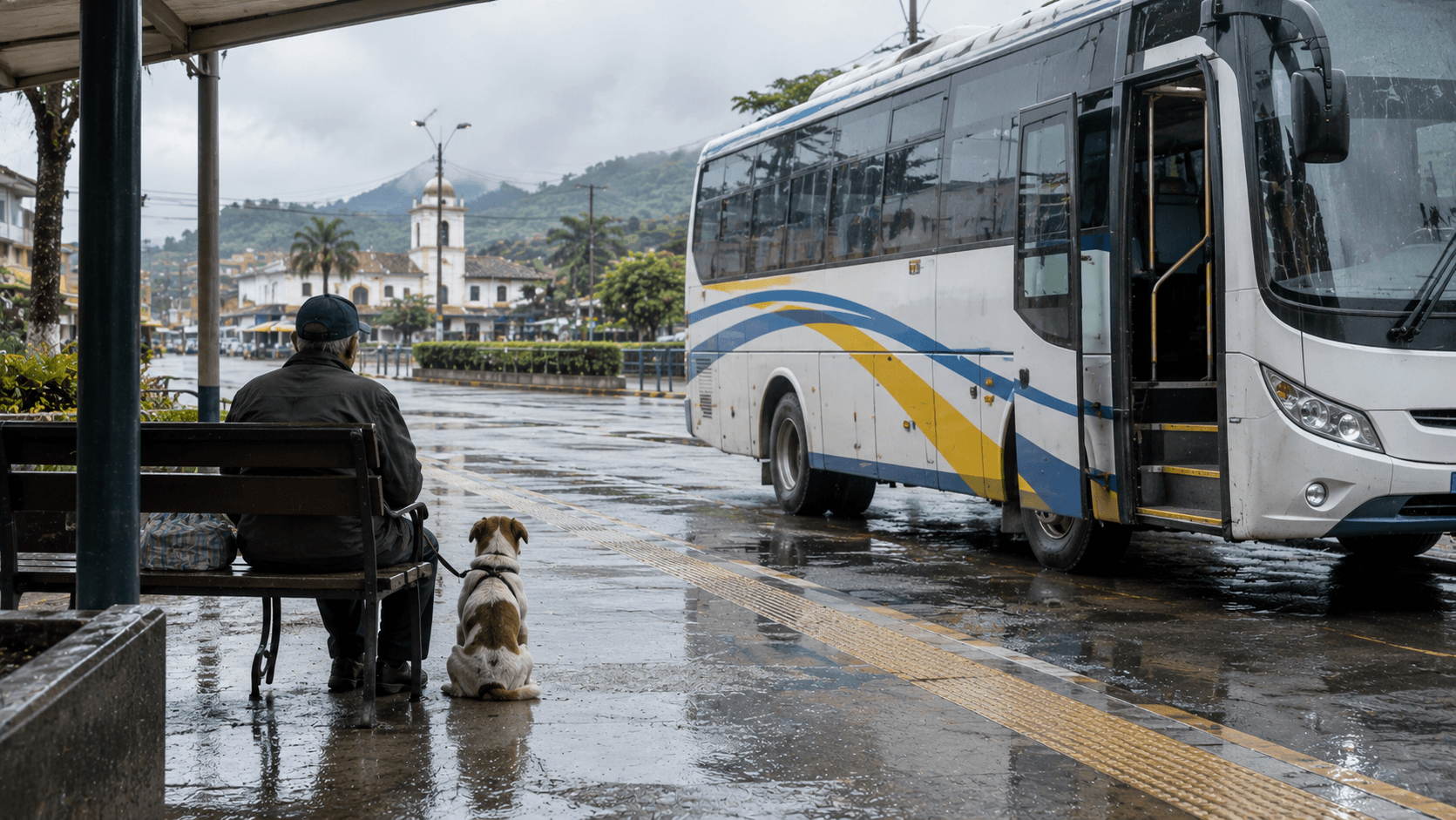 Transoriente pidió perdón a adulto mayor que viajaba con su perrita