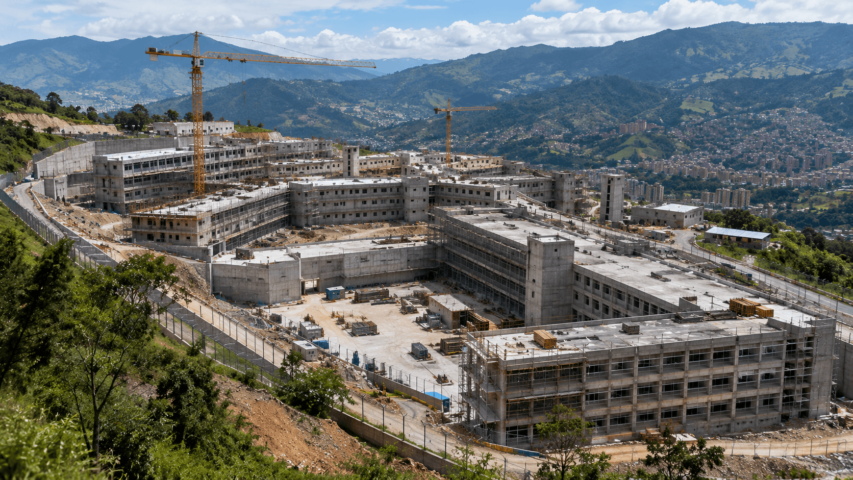 Megacárcel de Medellín: obra avanza y abriría en julio de 2027