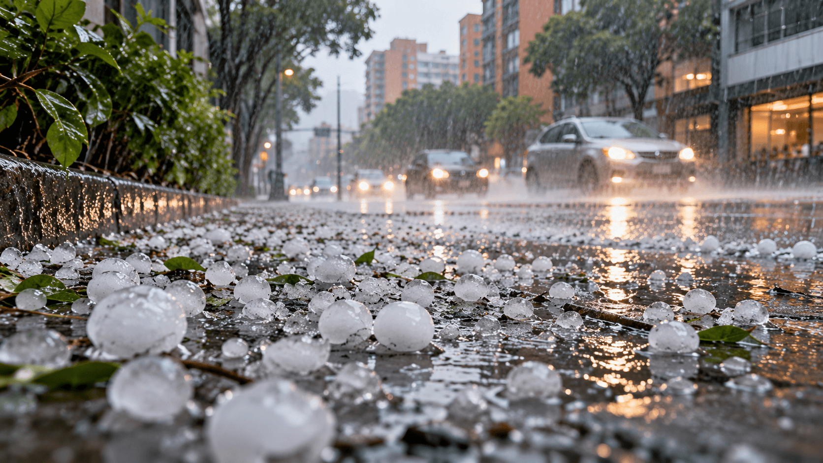 Granizo en Medellín: tormenta dejó vientos de 52 km/h y 21 rayos en el Valle de Aburrá