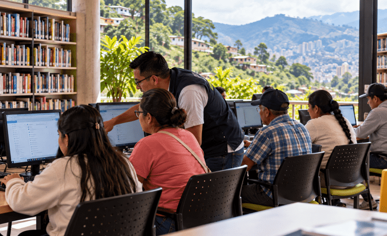 Educación digital en Medellín: bibliotecas públicas acercan la tecnología a los corregimientos