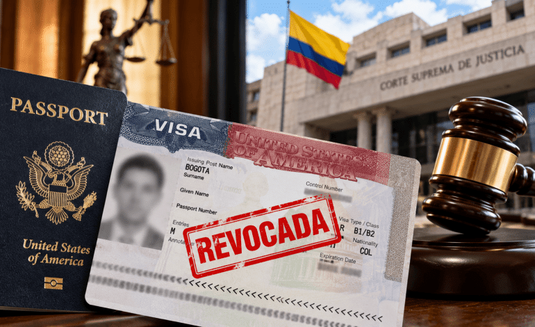 José Ignacio Mesa y revocación de visa de Estados Unidos: imagen ilustrativa de documentos migratorios